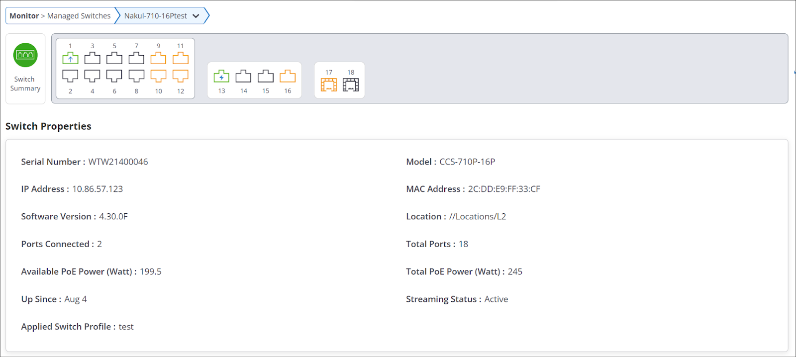 Onboarding, Managing, and Configuring Switches in CV-CUE