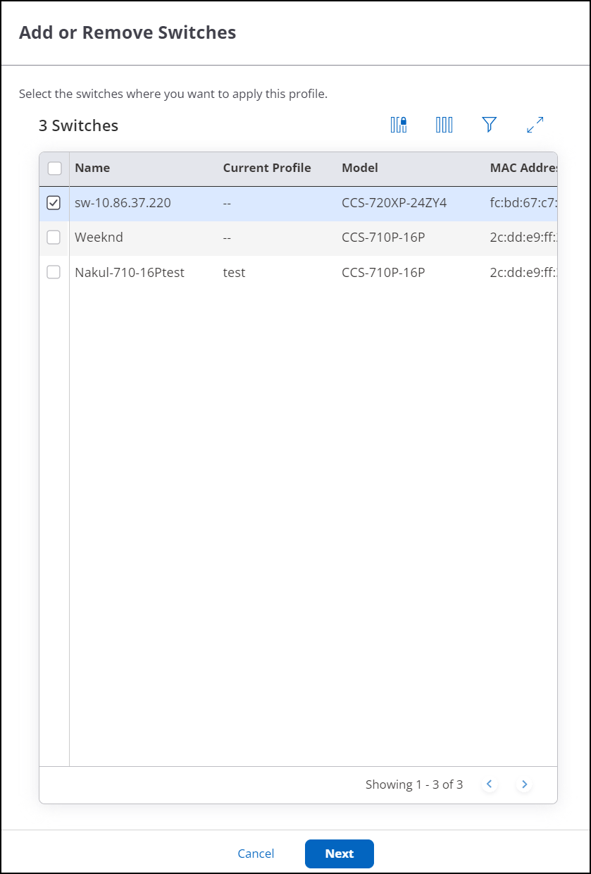 Onboarding, Managing, and Configuring Switches in CV-CUE